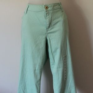 APT.9 Straight Leg Mint Jeans